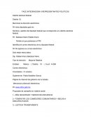 FACE INTEGRADORA II REPRESENTANTES POLITICOS