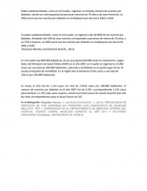 PREVALENCIA DE INFECCION DE VIAS URINARIAS EN PACIENTES CON DIAGNOSTICO DE DIABETES. Página 1