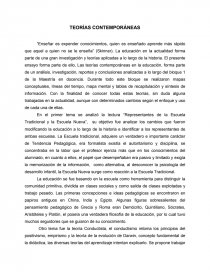 TEORIAS CONTEMPORANEAS EN LA EDUCACION. Página 1