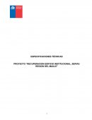 PROYECTO “RECUPERACION EDIFICIO INSTITUCIONAL, SERVIU REGION DEL MAULE”