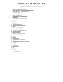 ANTOLOGIA DE ENFERMEDADES PSIQUIATRICAS