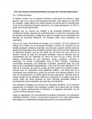 ¿Por qué muchas empresas familiares no pasan de la primera generación?