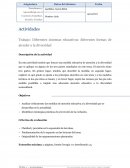 Actividades Trabajo: Diferentes sistemas educativos: diferentes formas de atender a la diversidad