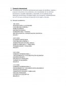 Lista de Comercio internacional