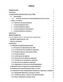 COMO ACTUA LA DESCENTRALIZACION FISCAL EN EL PERU