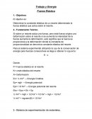 Determinar la constante elástica de un resorte determinado la fuerza elástica que actúa sobre el resorte.