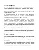 El valor de la gestión escolar