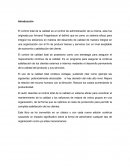 El control total de la calidad es el control de administración de la misma