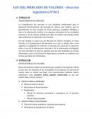 LEY DEL MERCADO DE VALORES – Decreto legislativo N°861