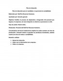 Plan de inducción para el candidato a la gerencia de contabilidad