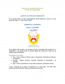 Etapa de planeacion de una taqueria