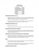 Programa de Recepción para boda