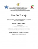 PLAN DE TRABAJO OBSERVACIÓN Y AYUDANTÍA