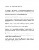 LECTURA-JUAN MARTIN LOPEZ CALVA 2015