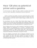 Primer auto a gasolina