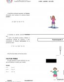 MÉTODOS DE FACTORIZACIÓN