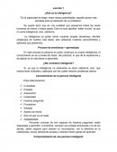 Lección 1 ¿Qué es la inteligencia?
