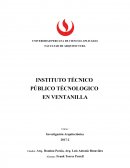 Definición de la tipología de Instituto Técnico Público