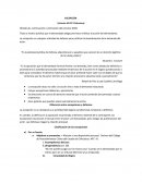 Título o motivo jurídico que el demandado alega para hacer ineficaz la acción del demandante