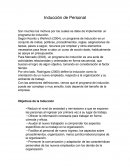 Inducción de personas