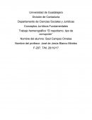 Trabajo hemerográfico “El nepotismo, tipo de corrupción”