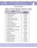 PLAN DE CONTINGENCIA EVENTO TIPOS DE EMERGENCIA