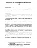 ARTÍCULO 51. DE LA CONSTITUCIÓN POLÍTICA DEL PERÚ
