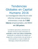Tendencias Globales en Capital Humano 2016