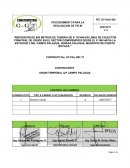 Procedimiento para TIE IN en tuberia para transprte de crudo