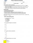 PRUEBA UNIDAD FRACCIONES SECTOR: Matemática. NIVEL: 4° Básico