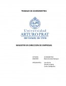 Tarea de Econometría Ejercicio 1