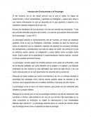 Introducción Evolucionista a la Psicología