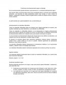 Condiciones de almacenamiento según su tipología