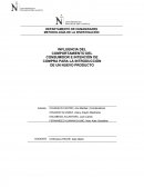 INFLUENCIA DEL COMPORTAMIENTO DEL CONSUMIDOR E INTENCIÓN DE COMPRA PARA LA INTRODUCCIÓN DE UN NUEVO PRODUCTO
