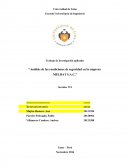 Trabajo de investigación aplicada: “Análisis de las condiciones de seguridad en la empresa