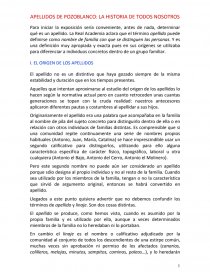 Apellidos de Pozoblanco. La historia de todos nosotros. Página 1
