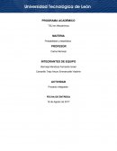 Probabilidad y estadística Mecatrónica