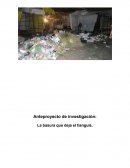 Anteproyecto de investigación: