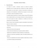 Planeamiento y diseño de Producto