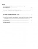 ASPECTOS DEL NUEVO ORDEN MUNDIAL: CARACTERISTICAS DEL NUEVO ORDEN MUNDIAL