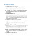 Glosario patología Glosario bilogía
