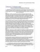 LENGUAJE Y COMUNICACIÓN Guía para la elaboración del Expediente de Evidencias
