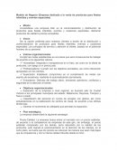 Modelo de Negocio (Empresa dedicada a la venta de productos para fiestas infantiles y eventos especiales)