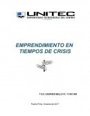 Emprendimiento en tiempos de crisis