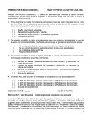 PRIMERA PARTE: SELECCIÓN UNICA VALOR 10 PUNTOS (2,5 PUNTOS CADA UNA)