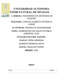 Proyecto de Investigación Calidad del agua