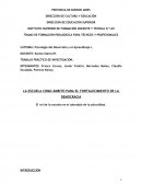 La escuela como ámbito para el fortalecimiento democrático