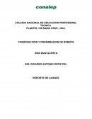 CONSTRUCCION Y PRGRAMACION DE ROBOTS