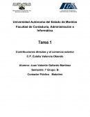 Contribuciones directas y al comercio exterior