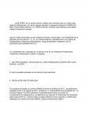 NULIDAD RESOLUCIÓN QUE SE IMPUGNA.